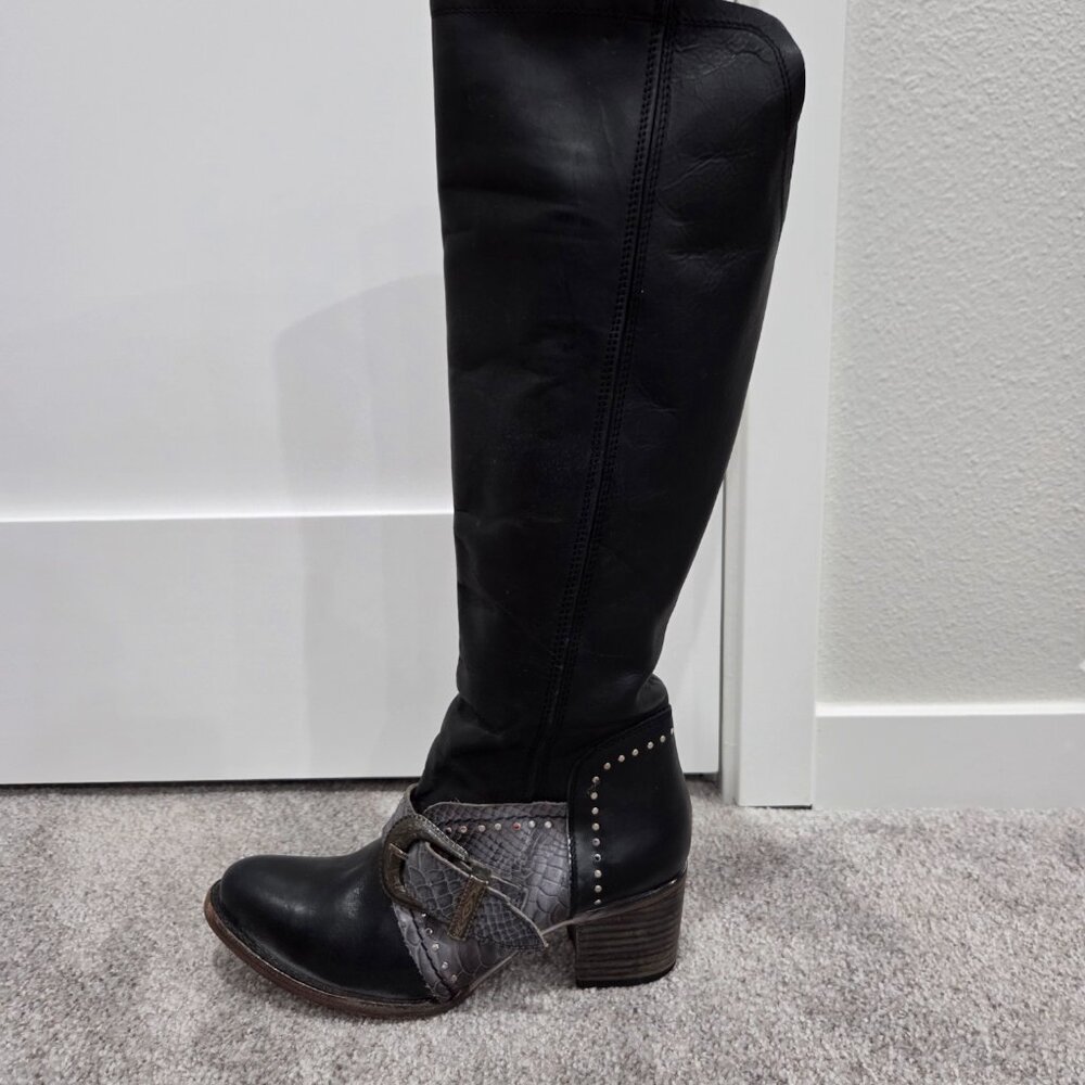 *EUC*  Stunning Freebird by Steven Black Multi Sabina Boot, Size 10